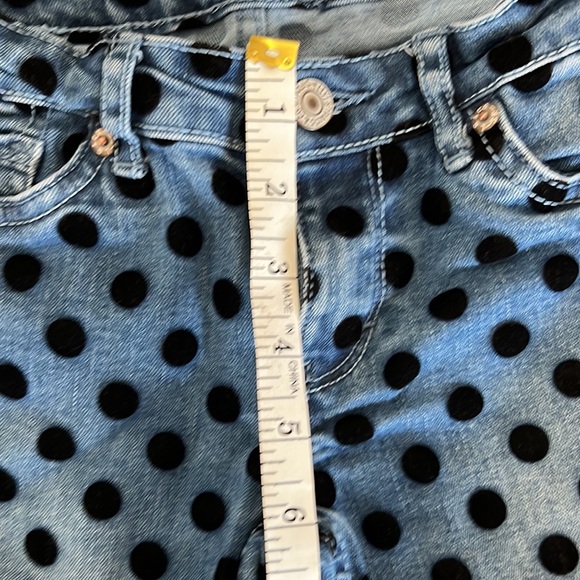 Girls size 10 Levi’s Polka Dot 711 skinny jeans - Picture 4 of 8